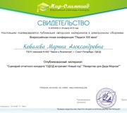 Сертификат педорг Ковалева